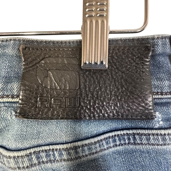 G-Star 3301 Slim Men's Blue Denim Jeans Size 34x34 - Picture 4 of 9